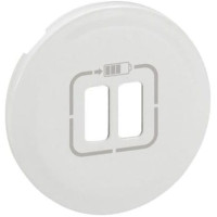 Лицьова панель розетки Legrand 1xRJ45 6 для UTP/FTP/SFTP, Celiane, білий