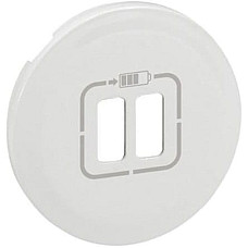 Лицьова панель розетки Legrand 1xRJ45 6 для UTP/FTP/SFTP, Celiane, білий