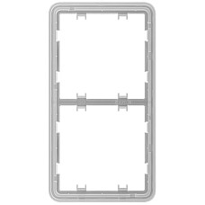 Рамка для вимикача на 2 секції Ajax Frame 2 seats for LightSwitch Vertical