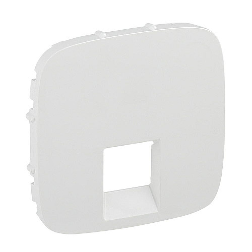 Лицевая панель двойной розетки RJ11/RJ45 Legrand Valena ALLURE, IN*MATIC, белый