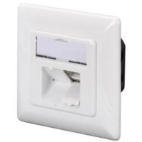 Настенная розетка DIGITUS CАТ 6 STP 2xRJ45, 8P8C, для скрытой проводки