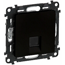 Розетка RJ45 кат. 5e UTP Legrand Valena Life, матовий чорний