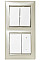 Переключатель 2-х клавишный Legrand Valena Classic, 10АХ, 250V, автоматические клеммы, белый