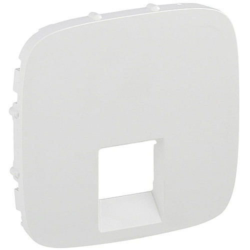 Лицевая панель двойной розетки RJ11/RJ45 Legrand Valena ALLURE, IN*MATIC, белый