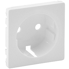 Лицьова панель розетки Schuko Legrand Valena LIFE, INMATIC, білий