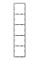 Рамка для вимикача на 5 секції Ajax Frame 5 seats for LightSwitch Vertical