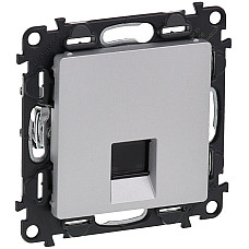 Розетка RJ45 Кат.5е UTP Legrand Valena LIFE, алюміній