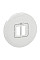 Лицьова панель розетки Legrand 1xRJ45 6 для UTP/FTP/SFTP, Celiane, білий