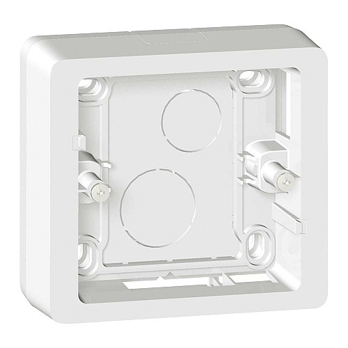 Коробка 1 пост для накладного монтажа с мембранными сальниками Legrand Celiane, белый