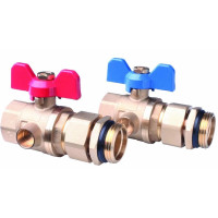 Комплект кульових кранів Danfoss FHF-BV, 1
