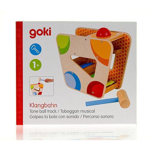 Сортер з молоточком goki Музичний куля