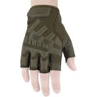 Перчатки тактические 2E, беспалые, XL, зеленые