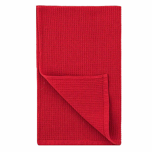 Подарунковий набір рушничків в мішечку ARDESTO Christmas Santa 38х63см, 2шт, 100% бавовна, червоний, зелений