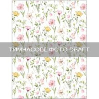 Рушник для кухні ARDESTO Spring flowers 50x68см, 100% бавовна, білий