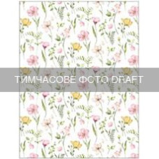 Рушник для кухні ARDESTO Spring flowers 50x68см, 100% бавовна, білий