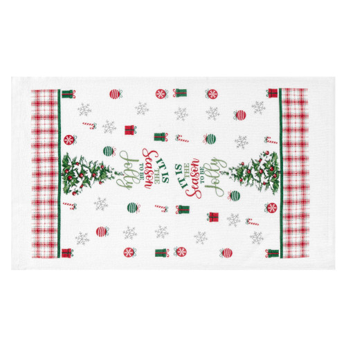 Набір рушничків для кухні ARDESTO Christmas Tree 38х63см, 2шт, 100% бавовна, зелений