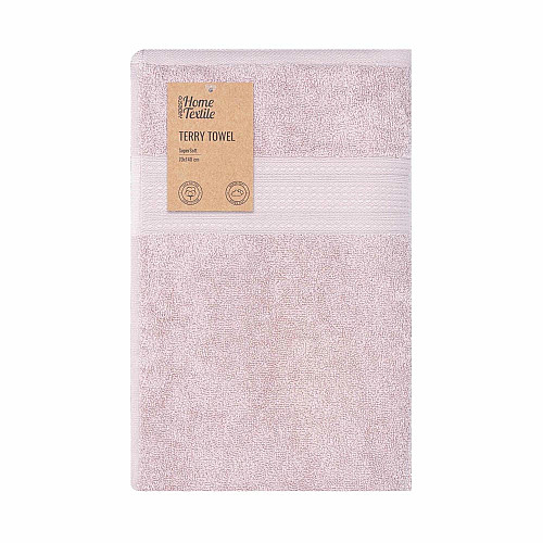 Полотенце махровое ARDESTO SuperSoft 70х140см, 100% хлопок, розовое