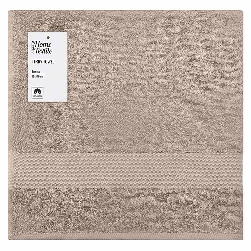 Рушник махровий ARDESTO Essence 70х140см, 100% бавовна, бежевий
