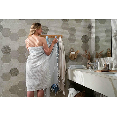 Рушник ARDESTO SPA 90х180см, 100% бавовна, сірий
