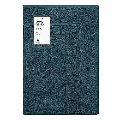 Коврик для ног махровый ARDESTO Home 50х70см, 100% хлопок, изумрудный