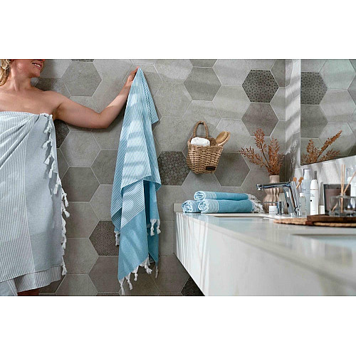 Рушник ARDESTO SPA 90х180см, 100% бавовна, аква
