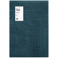Килимок для ніг махровий ARDESTO Home 50х70см, 100% бавовна, смарагдовий