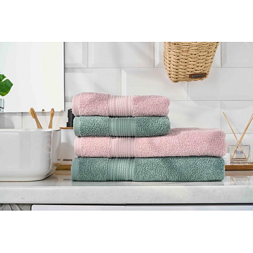 Рушник махровий ARDESTO SuperSoft 50х90см, 100% бавовна, рожевий