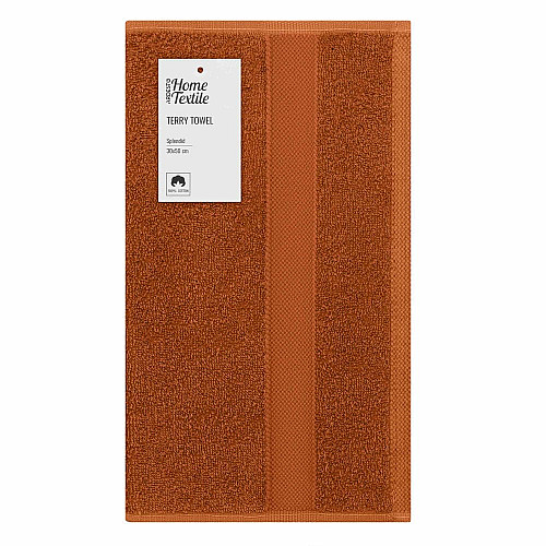 Полотенце махровое ARDESTO Splendid 30х50см, 100% хлопок, терракотовый