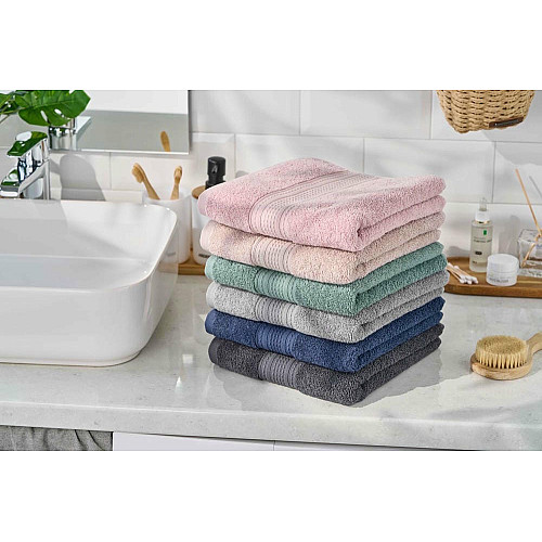 Полотенце махровое ARDESTO SuperSoft 70х140см, 100% хлопок, серый