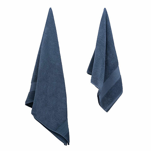 Рушник махровий ARDESTO SuperSoft 50х90см, 100% бавовна, синій