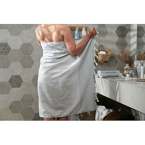 Рушник ARDESTO SPA 90х180см, 100% бавовна, сірий