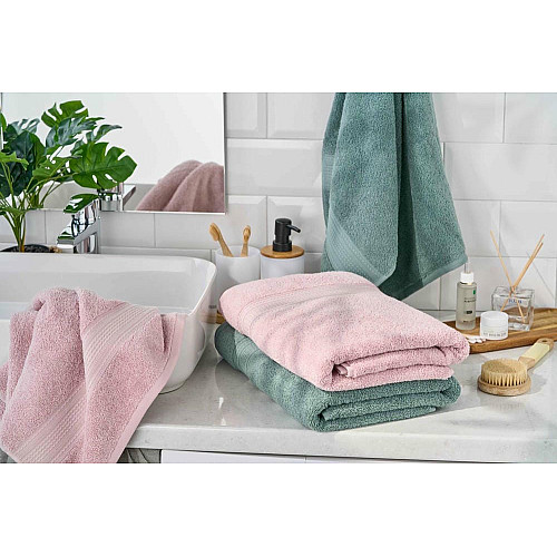 Полотенце махровое ARDESTO SuperSoft 70х140см, 100% хлопок, розовое