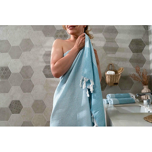Рушник ARDESTO SPA 90х180см, 100% бавовна, аква