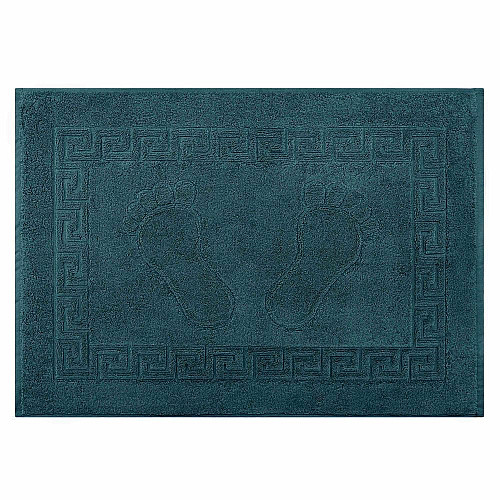 Коврик для ног махровый ARDESTO Home 50х70см, 100% хлопок, изумрудный