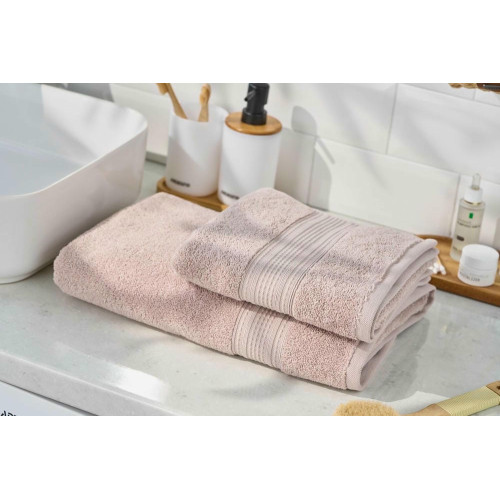 Рушник махровий ARDESTO SuperSoft 50х90см, 100% бавовна, бежевий