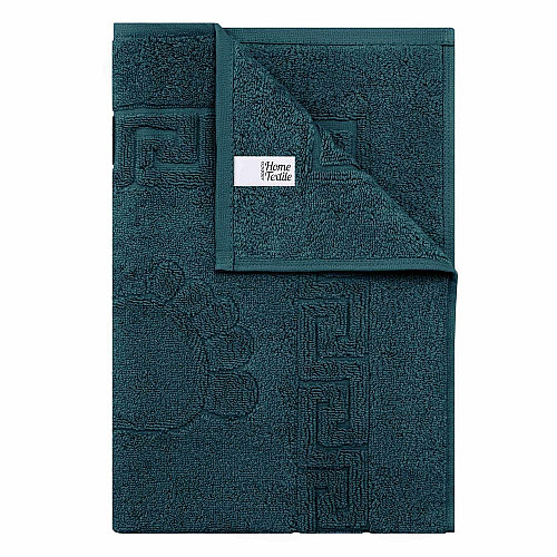 Коврик для ног махровый ARDESTO Home 50х70см, 100% хлопок, изумрудный