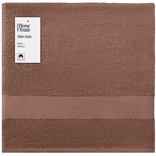 Рушник махровий ARDESTO Essence 70х140см, 100% бавовна, коричневий