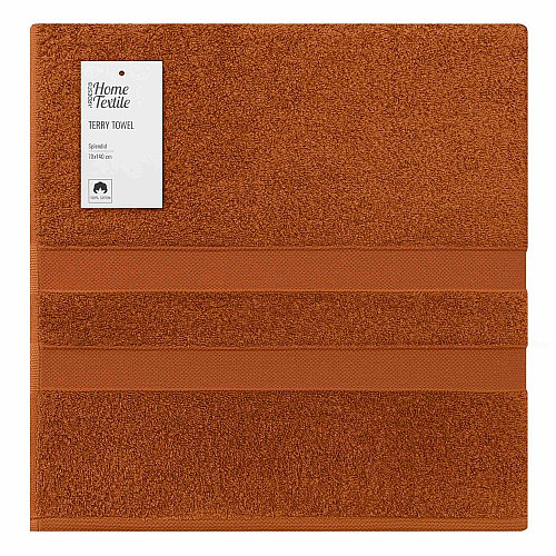 Рушник махровий ARDESTO Splendid 70х140см, 100% бавовна, теракотовий