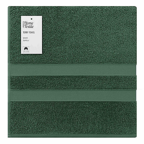 Рушник махровий ARDESTO Splendid 70х140см, 100% бавовна, зелений