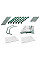 Парник складной Neo Tools 95х69х49, 2 полки, ПВХ пленка, прозрачный