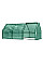 Парник складаний Neo Tools 240x90x90см, ПЕ плівка 135г, зелений