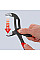 Кліщі сантехнічні KNIPEX Cobra QuickSet, 0-50мм, 250мм, фосфатовані, 0.335кг