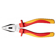 Плоскогубцы комбинированные Neo Tools, диэлектрические, для работ под напряжением 1000В, 55-60HRc, 160мм, CrV