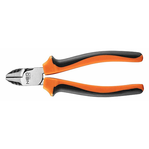Кусачки-бокорезы Neo Tools 40% FS, до 40% уменьшение приложенных усилий, 160мм, CrNi