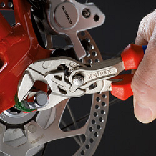 Кліщі переставні KNIPEX, 0-40мм, 180мм, хромовані, 0.23кг