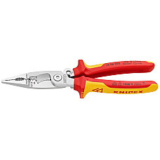 Кліщі багатофункціональні KNIPEX, діелектричні, для робіт під напругою 10000В, 200мм