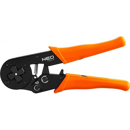 Кліщі обтискні Neo Tools, для обтиску наконечників 6-16мм2, 160мм