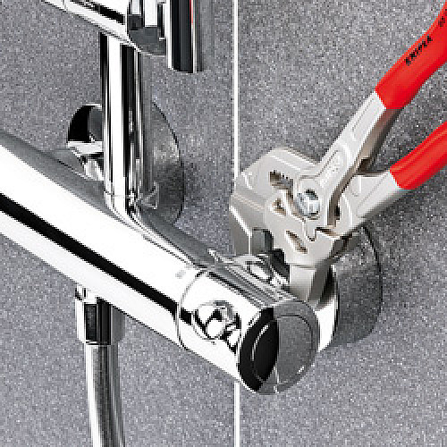 Кліщі переставні KNIPEX, 0-40мм, 180мм, хромовані, 0.23кг