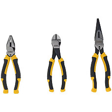 Набір інструментів шарнірно-губцевих DeWALT LASER HARDENED плоскогубці, дліногубци, кусачки 3шт