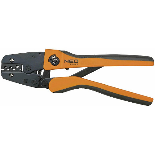 Кліщі обтискні Neo Tools, для неізольованих наконечників 0.25-4мм2, 250мм